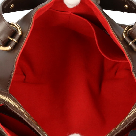 LOUIS VUITTON Sistine GM Damier Shoulder Bag Canvas N41540 Brown - Picture 8 of 16